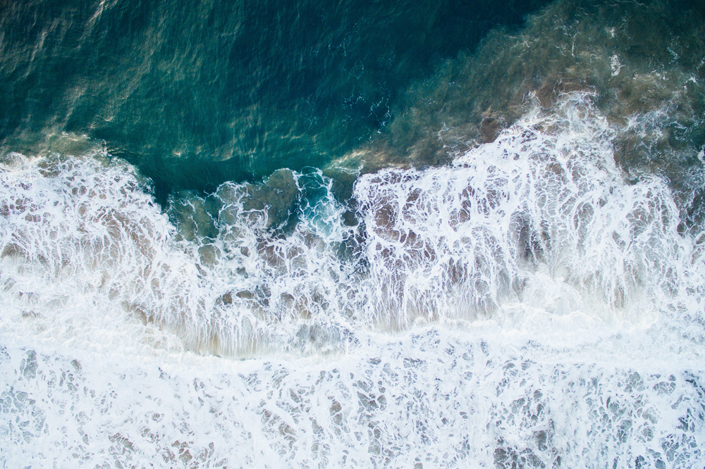 Ocean from above