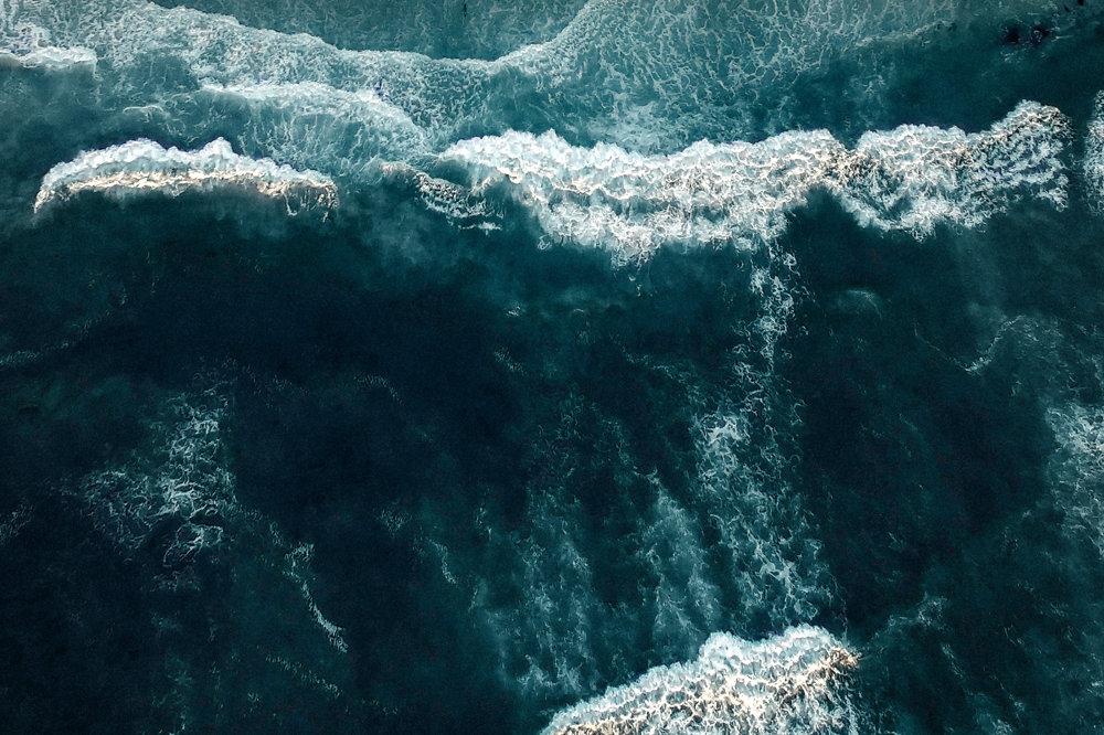 Ocean from above