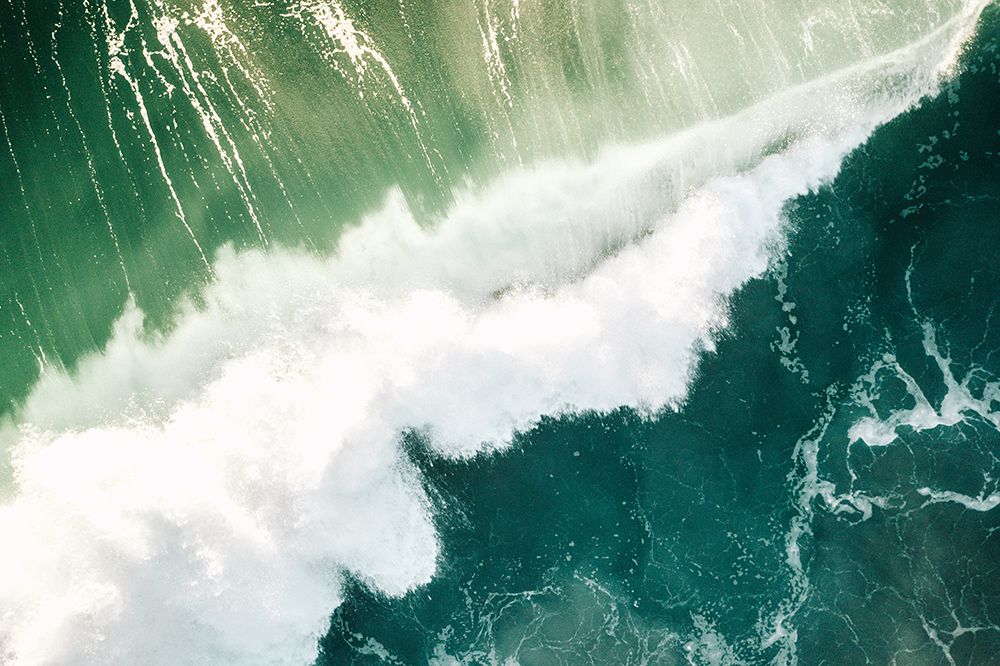 Ocean from above