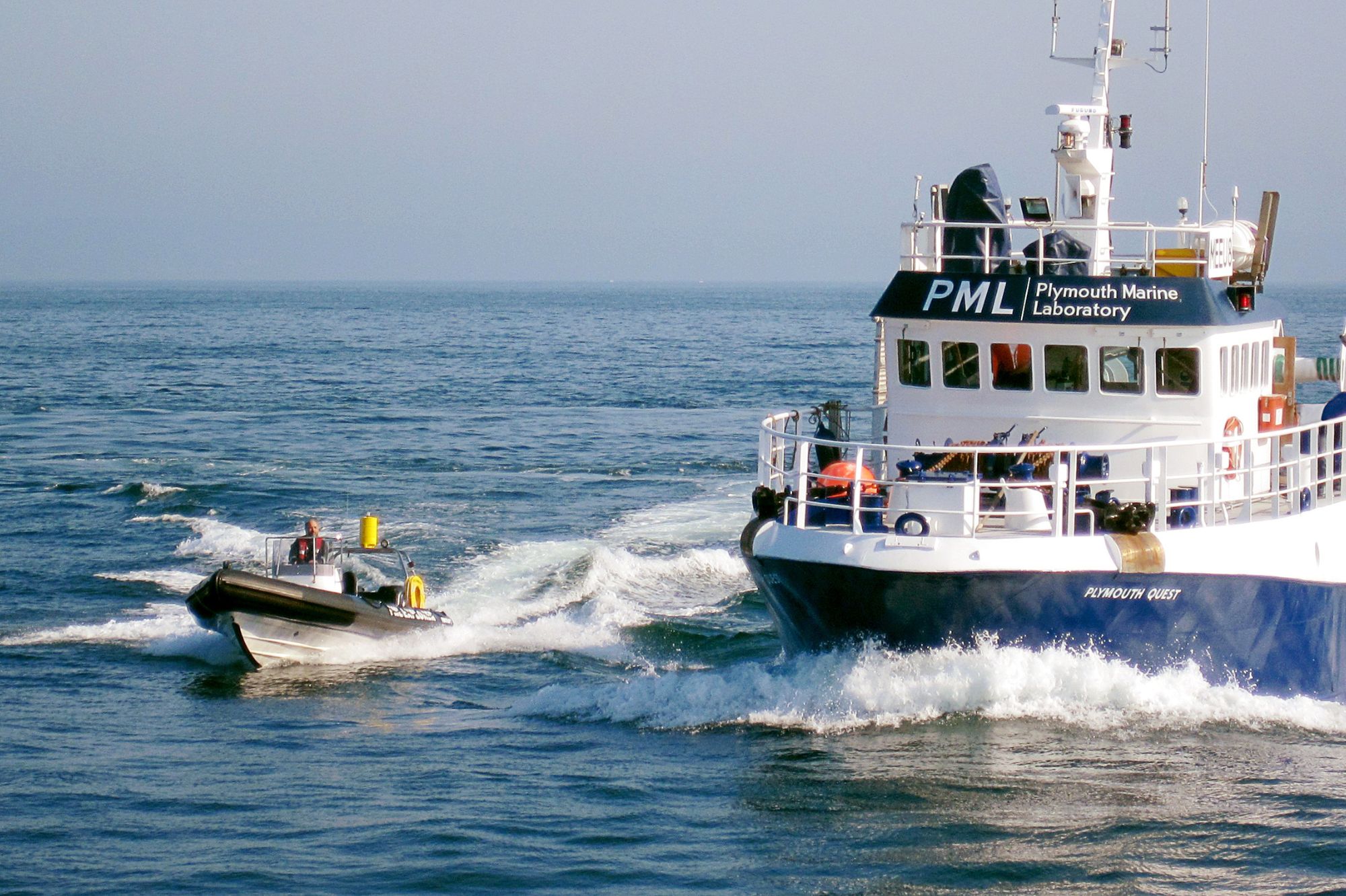RV Plymouth Quest undertakes Western Channel Observatory sampling activities