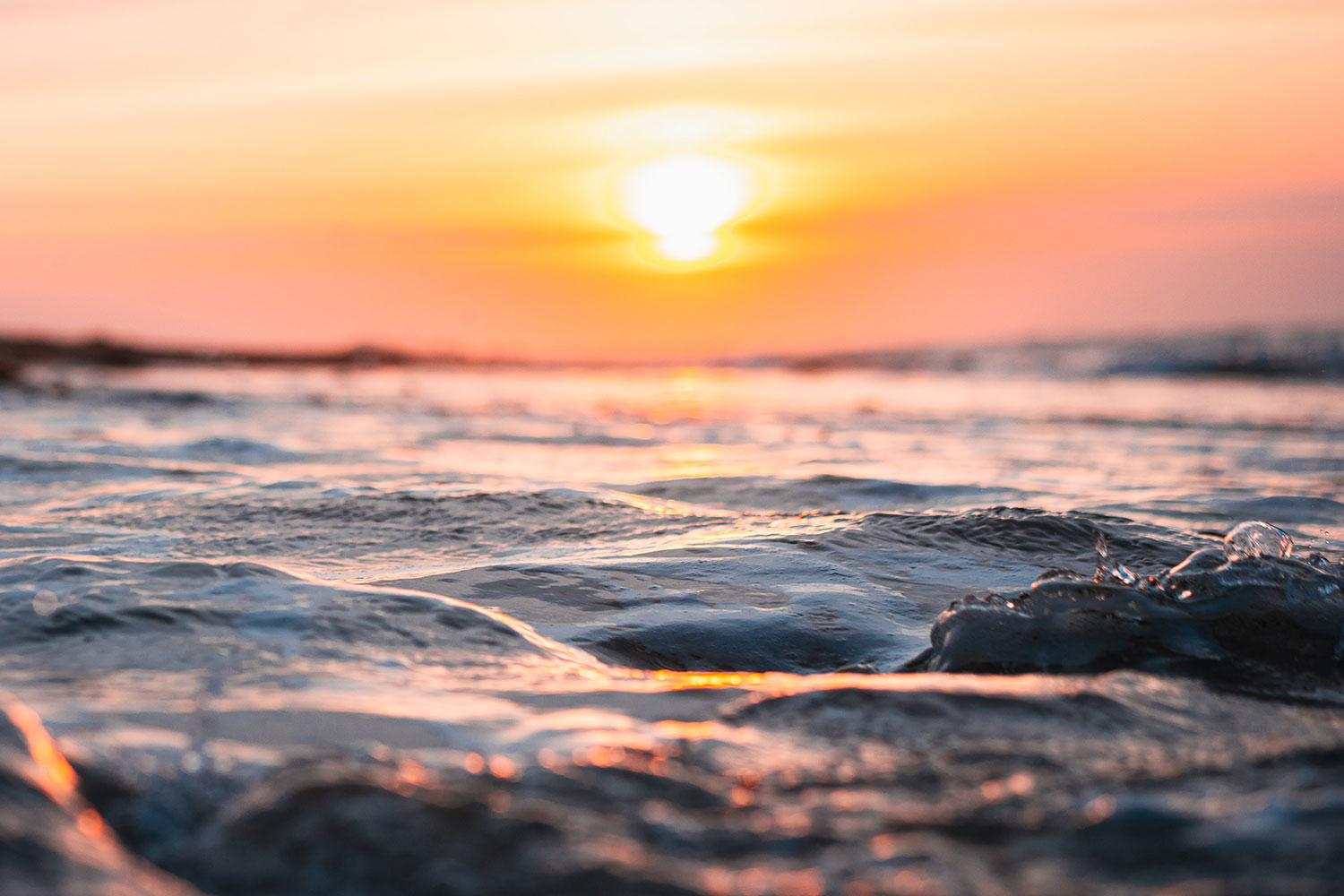 Sea at sunrise