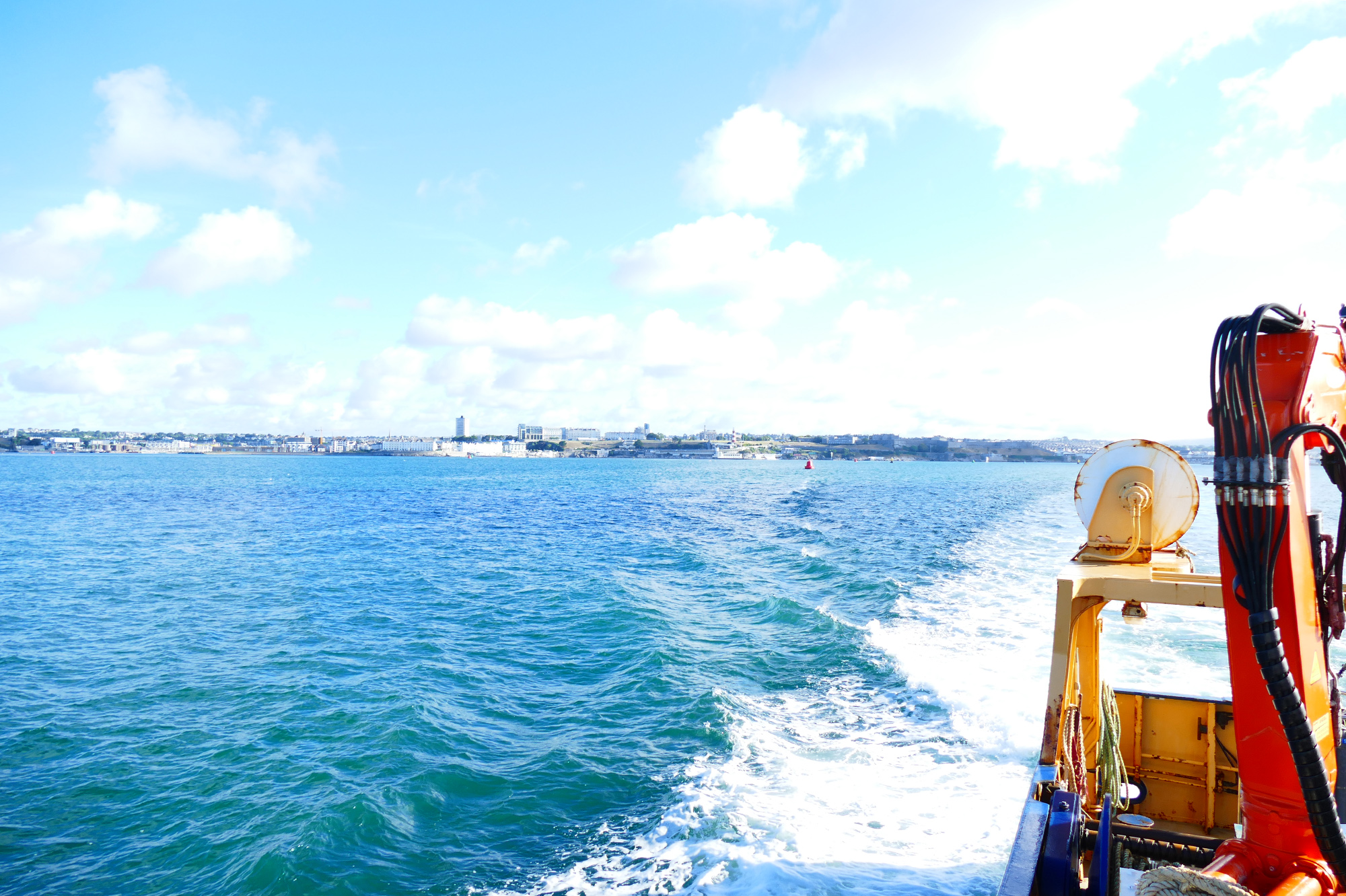 Returning from sampling station L4
