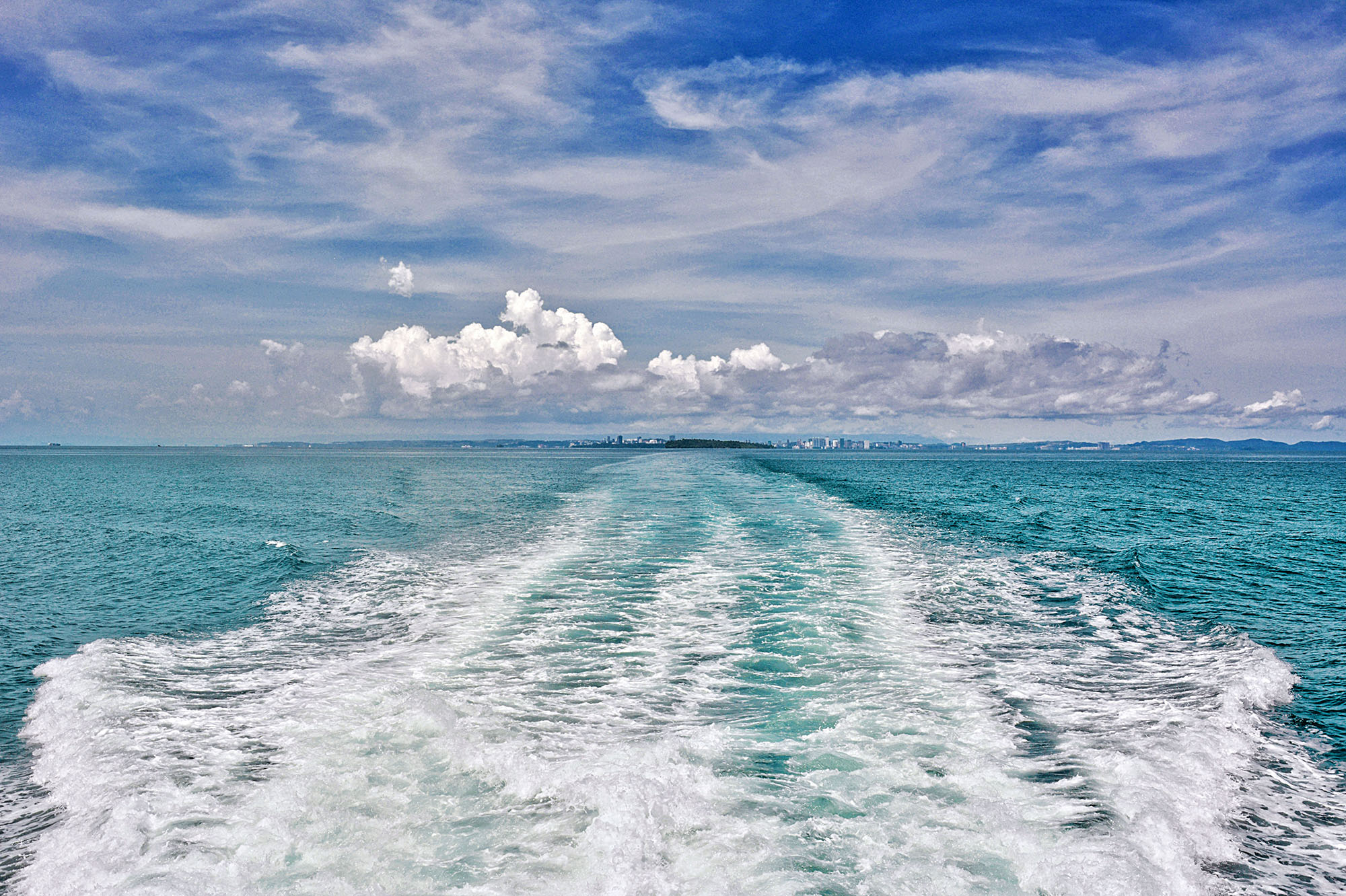 Sea and clouds