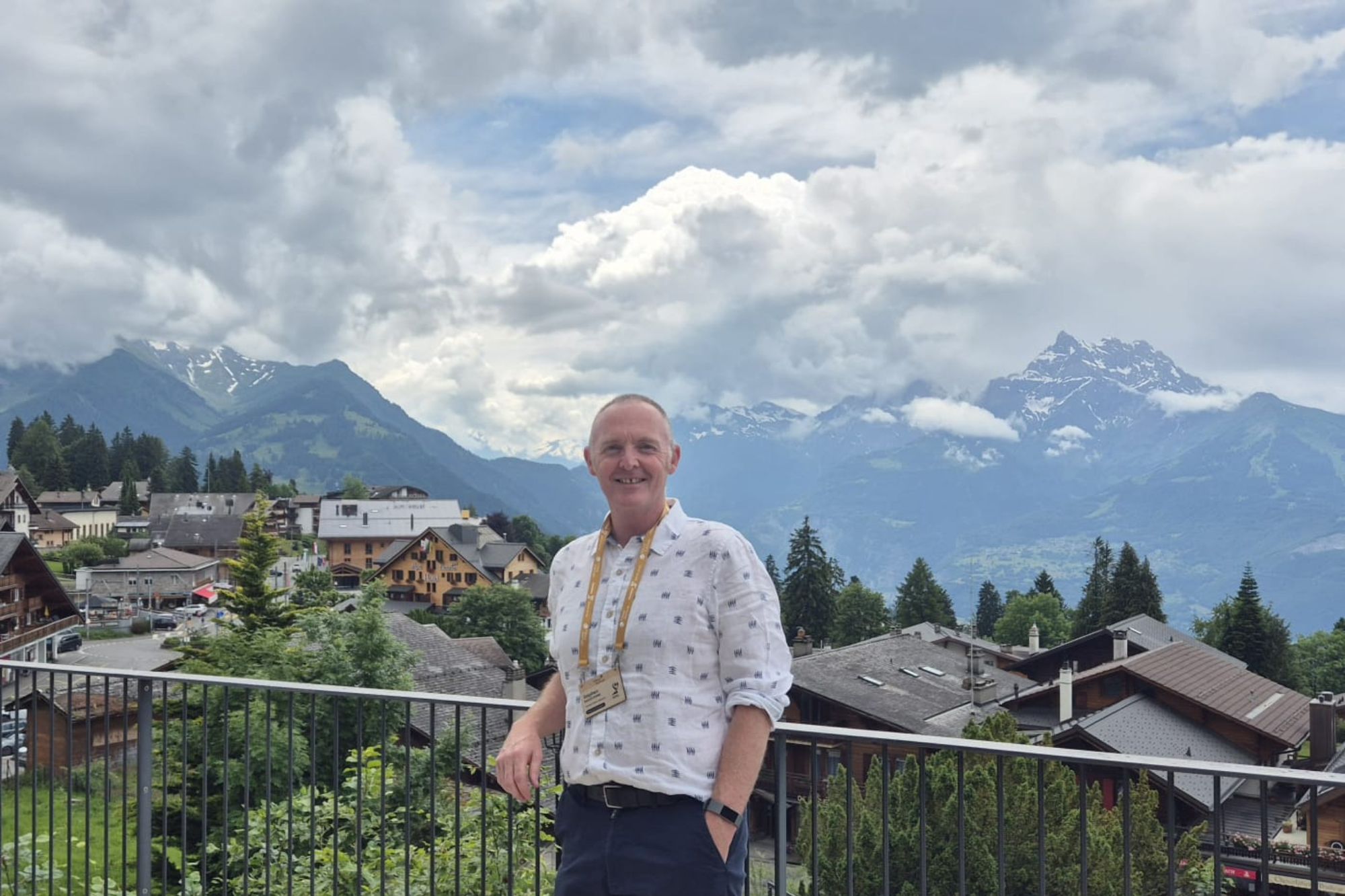 Professor Widdicombe in Villars-sur-Ollon